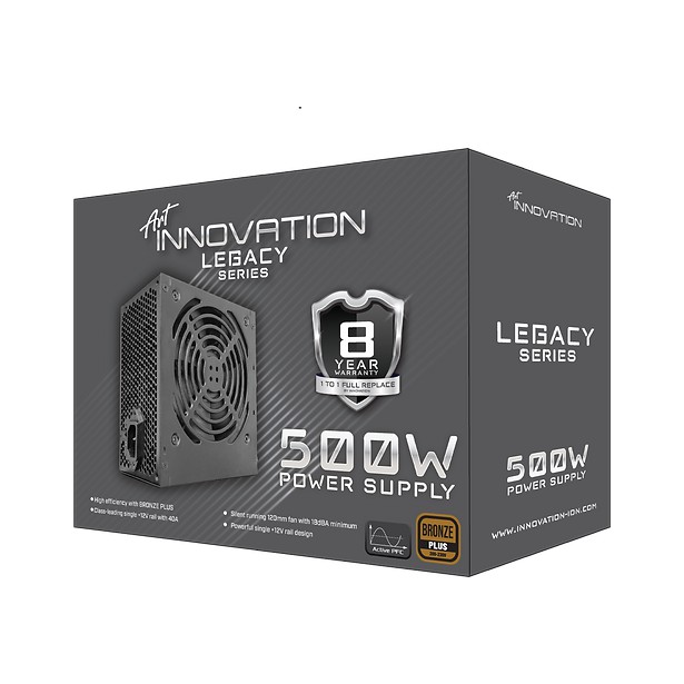 Power Supply Innovation PSU 500W Bronze Garansi 8 Tahun