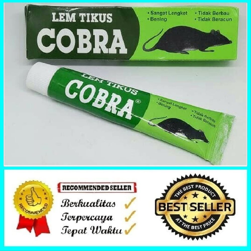 Lem Tikus Cobra Perangkap Tikus Ampuh Super Lengket Bukan Kaleng2