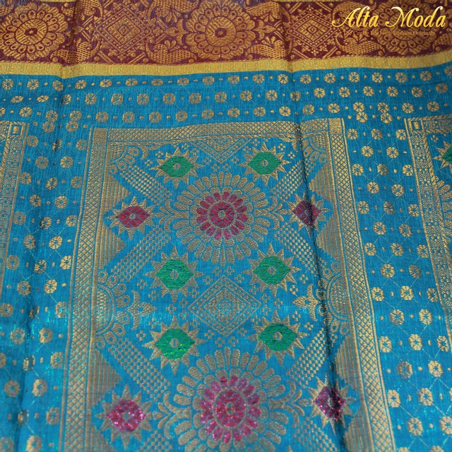 

Alta Moda Songket Palembang Biru Tosca (1pcs)