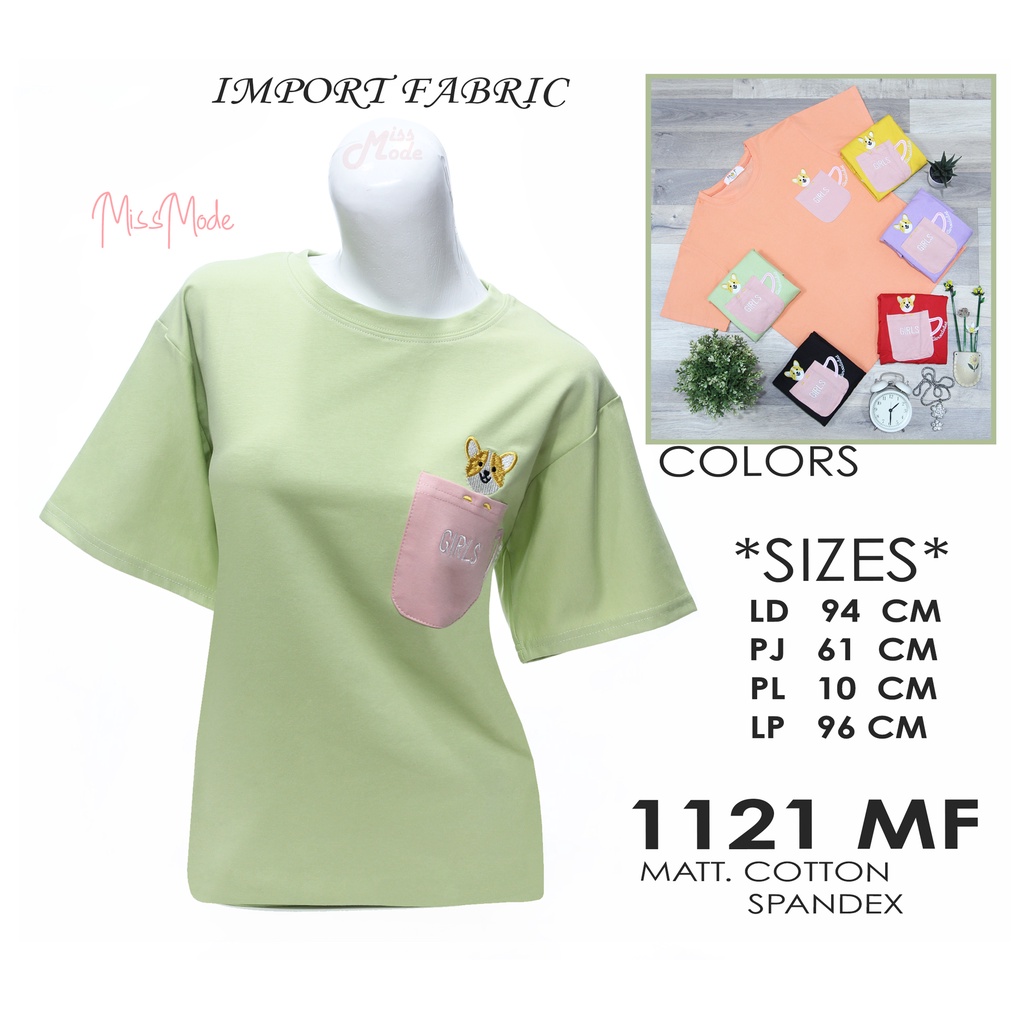 MF Kaos Lengan Pendek PART 14. Import Sablon/Bordir LD 94CM SIZE M missmode svl