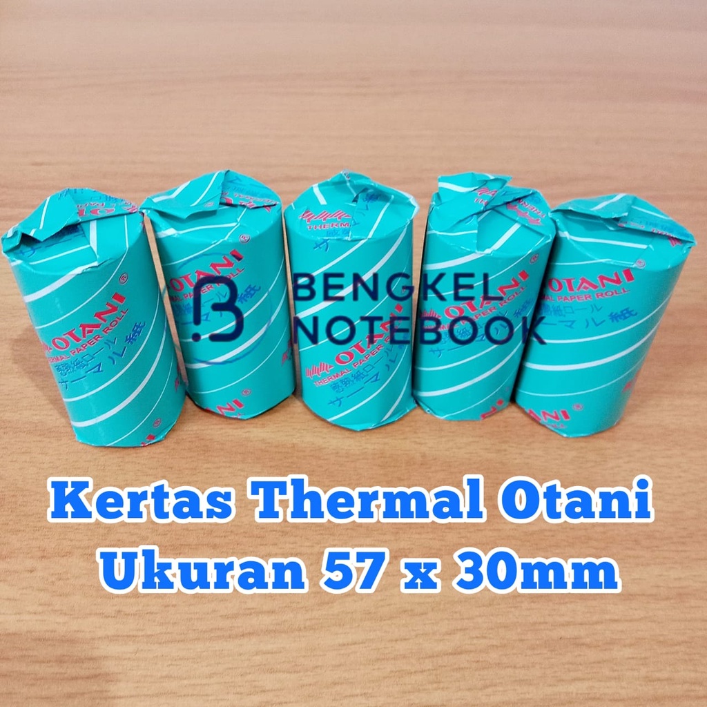 Kertas Kasir Roll Struk Thermal Otani 57x30mm Polos