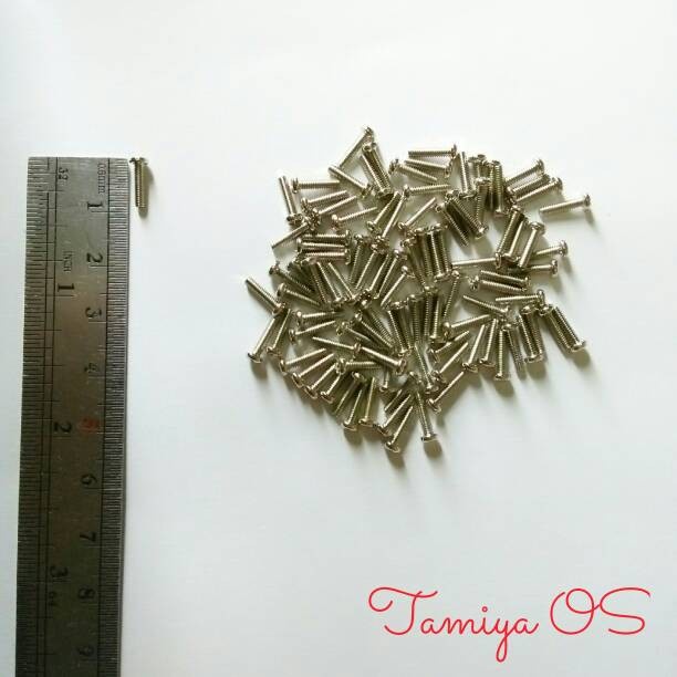 Rep. Tamiya Screw M2 x 8 mm isi 100 pcs - Baut