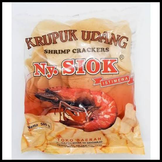 

TERBARU Kerupuk Udang Ny Siok Oval 500gr