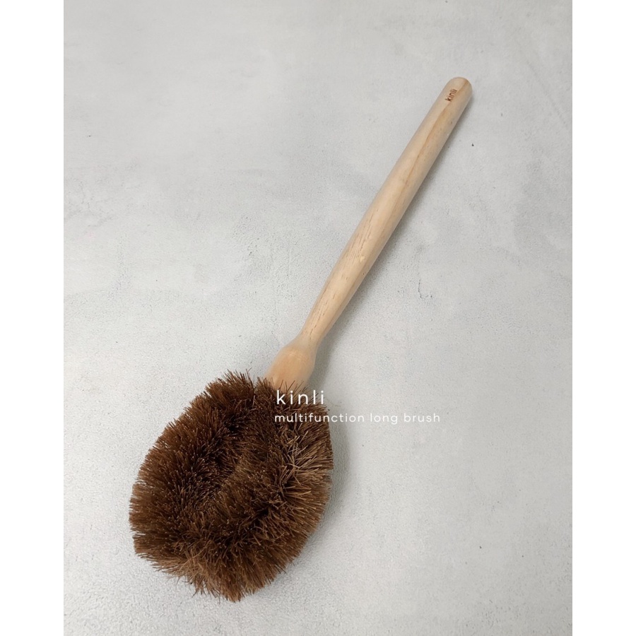 toilet brush compostable sikat panjang serbaguna kloset sabut kelapa eco friendly