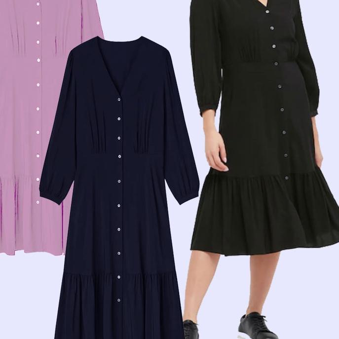 DRESS MIDI WANITA GU ☜