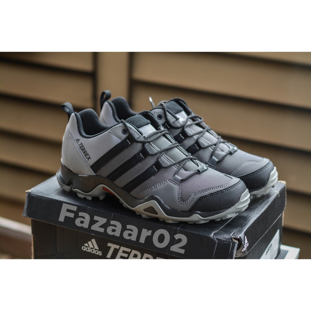 SEPATU OUTDOOR ADIDAS TERREX AX2R GREY BLACK ORIGINAL BNIB
