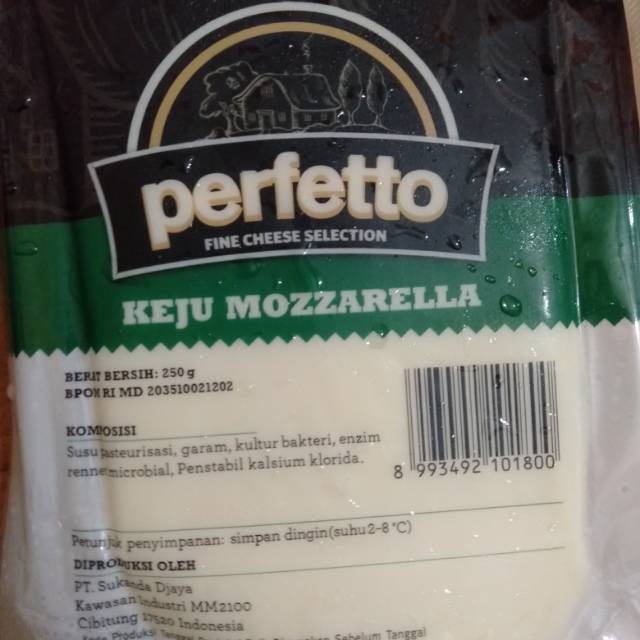 

Perfetto keju mozzarella 250 g