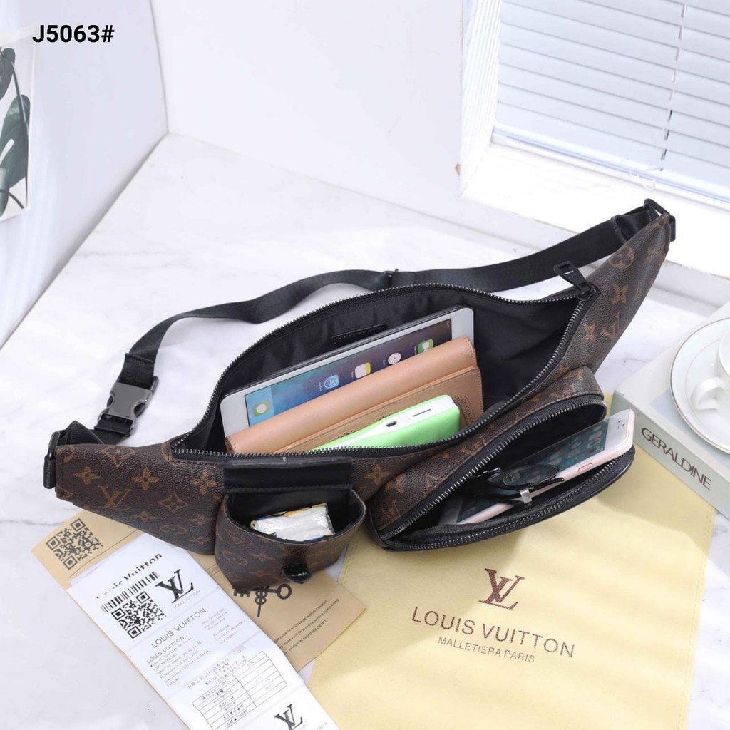 Lv Louis Vuitton Christopher Bumbag Unisex Multy Fungsi