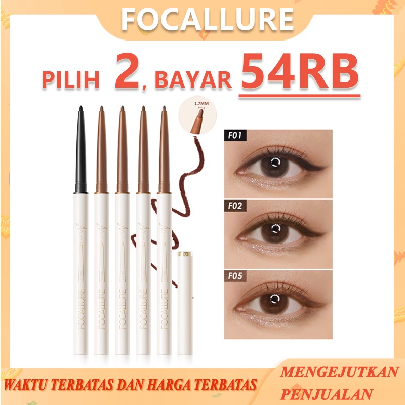 FOCALLURE Waterproof Eyeliner Gel Long lasting Ultra-slim Eyeliner Matte Eyeliner Pen