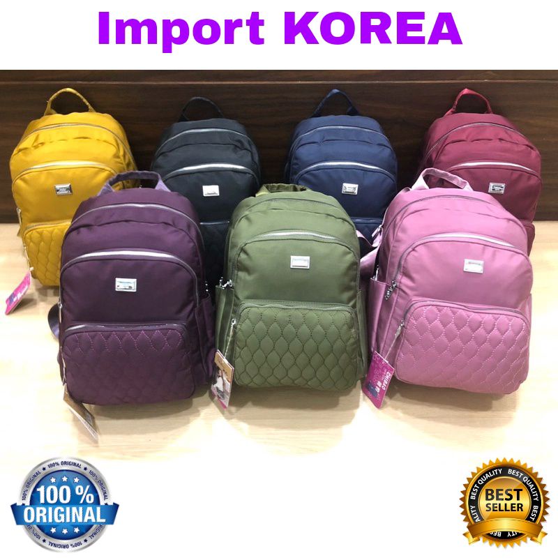 ORIGINAL Tas Ransel Chibao Laptop JUMBO 14 Inch Import KOREA Tebal Anti Air Best Seller