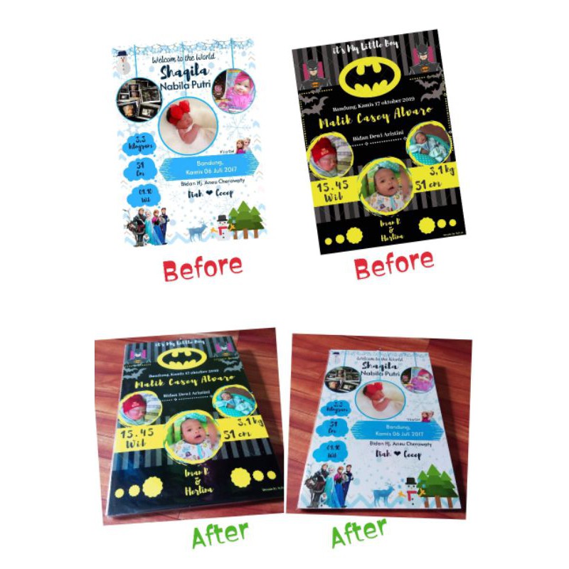 BIODATA ANAK/BIODATA BAYI/FOTO DAN CETAK