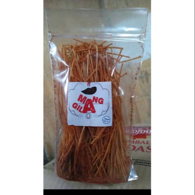 

100 gr Mie Lidi MangGila, camilan enak, murah, fresh tidak stok² asli homemade, sedia berbagai rasa
