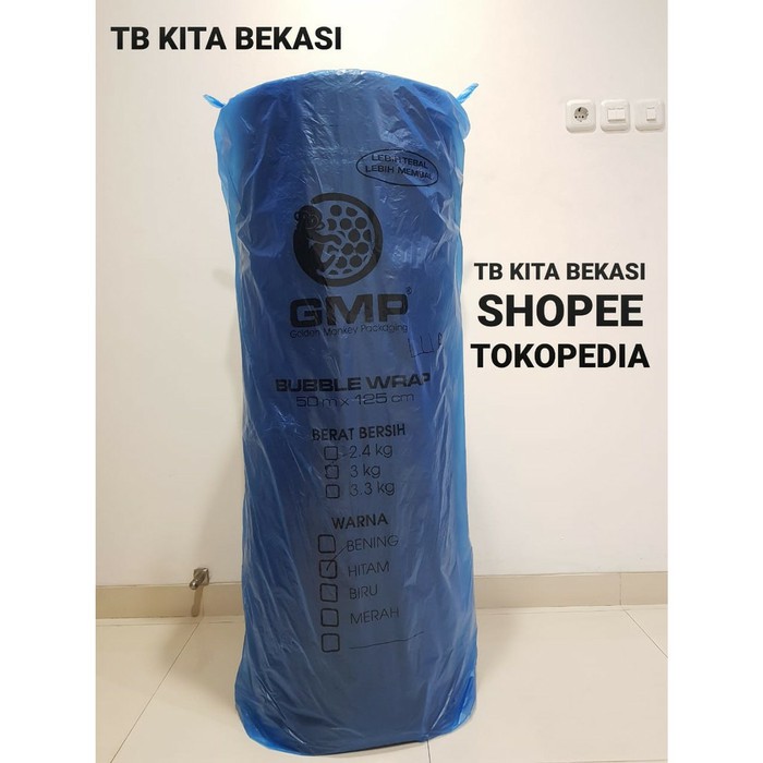 

BUBBLE WARP BUBBLE WRAP GMP 3.0 KG 125CM X 50M BUNGKUS PLASTIK ROLL