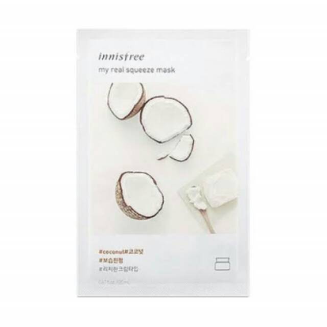 Masker Wajah Sheet Mask ORIGINAL INNISFREE COCONUT