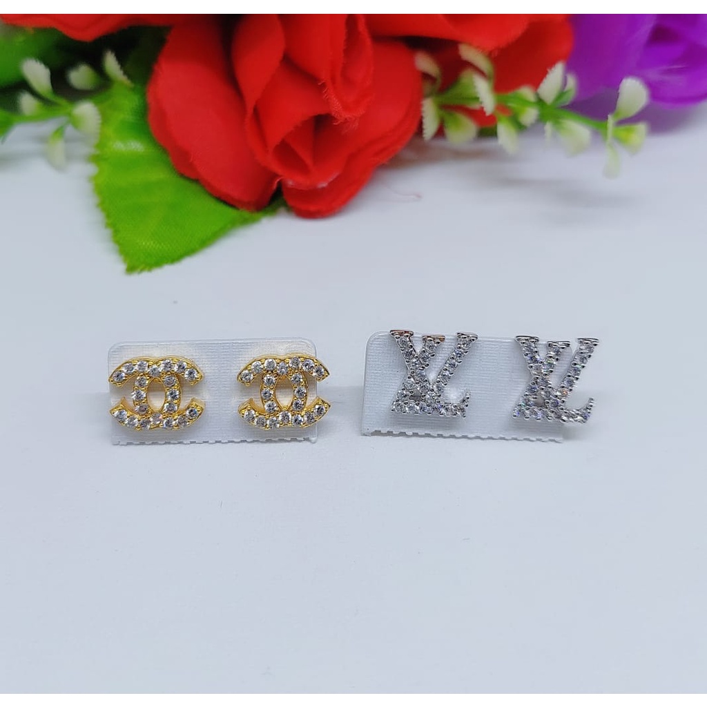 Anting xuping mata full lapis emas 0197-02021