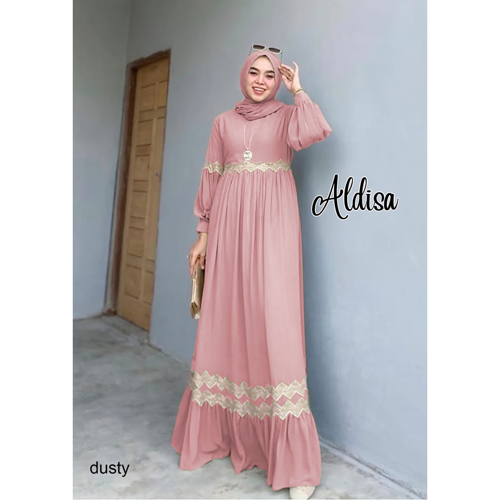 GAMIS SIMPLE KONDANGAN ALDISSA BAHAN PREMIUM