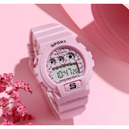 ✅COD Jam Tangan Wanita Rubber Sport Digital LED 6900 JF082