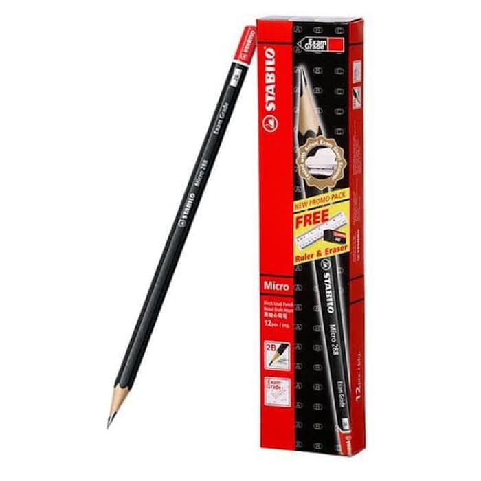 

PENSIL 2B STABILO 1 PAK ISI 12 PCS