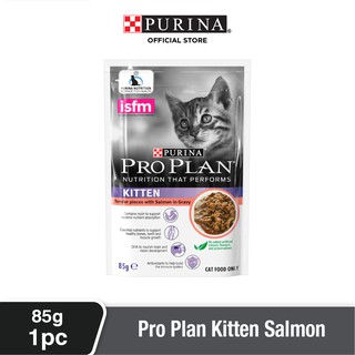 PRO PLAN Cat Kitten Salmon Makanan Basah Anak Kucing 85gr | Shopee
