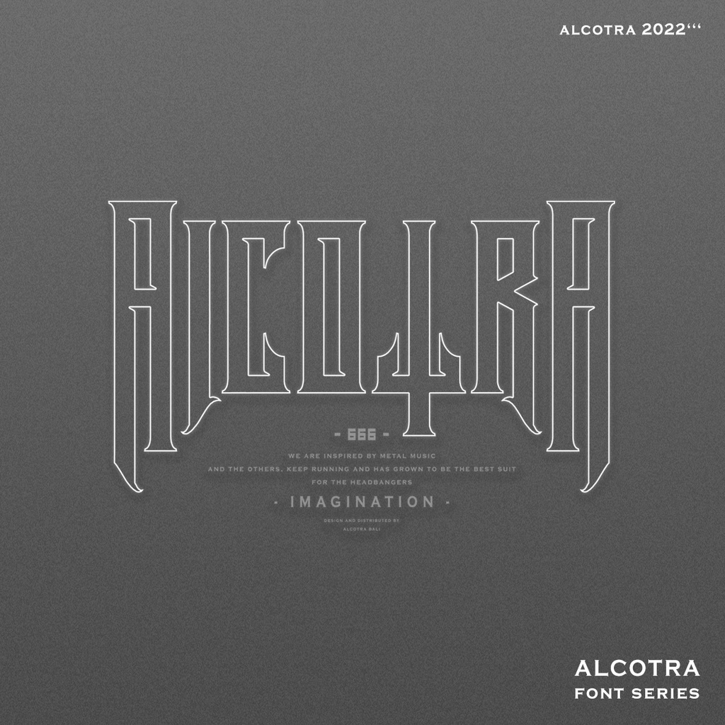 TS ALCO METAL // T-SHIRT ALCOTRA METAL FONT