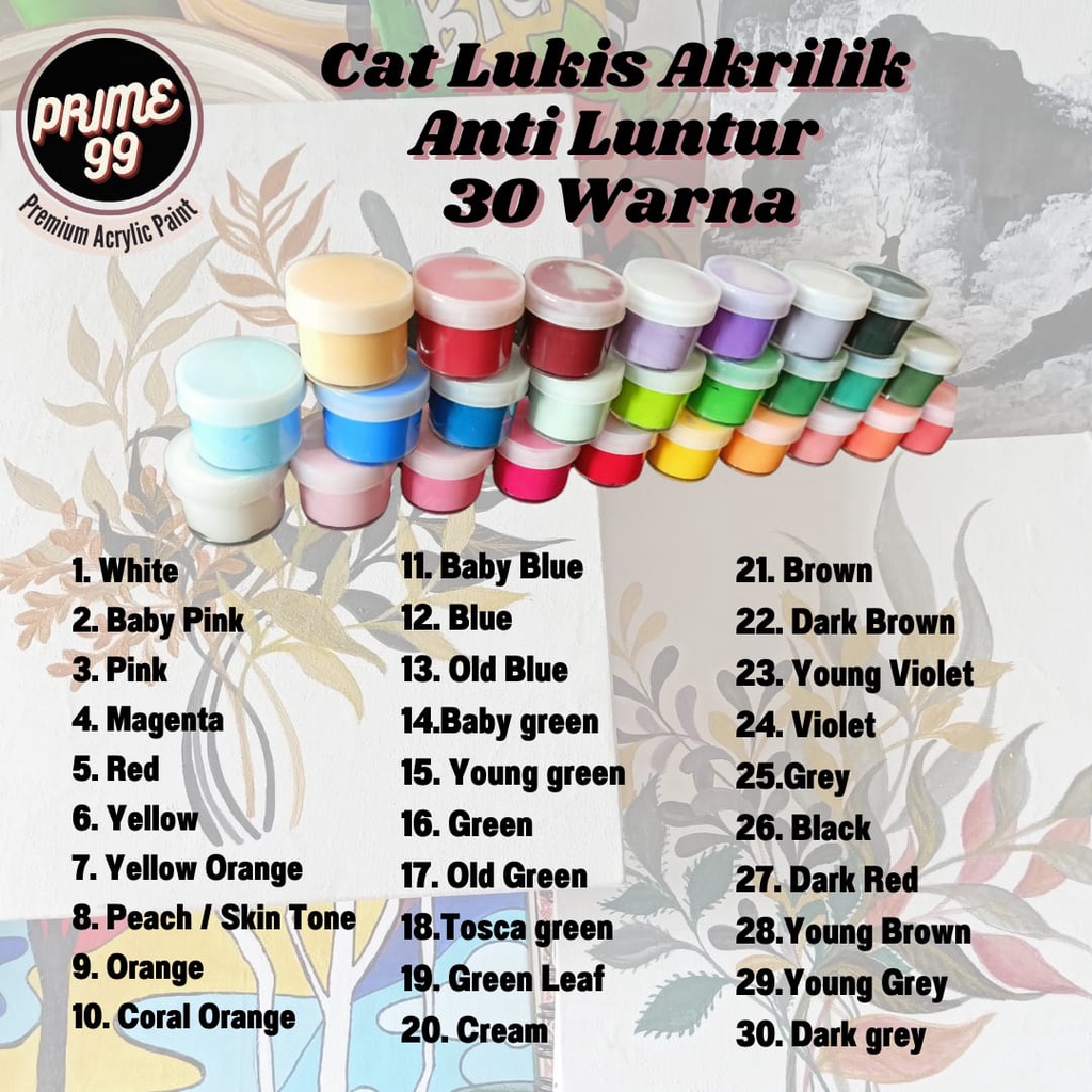 

HASIKA - CAT AKRILIK SEPATU, KANVAS, KAIN, JEANS, SUEDE, KULIT, KULIT SINTETIS, NUBUCK, 10 - 20 ml