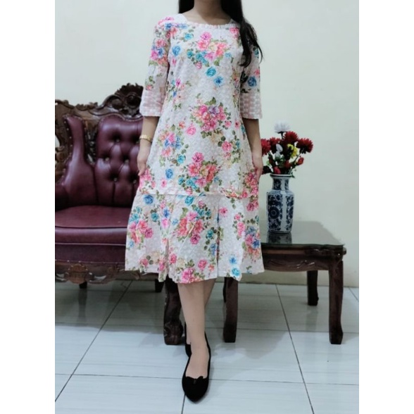 Dres katun bolong premium/Dres katun bolong import/Dress katun bolong termurah/dres katun bolong ter