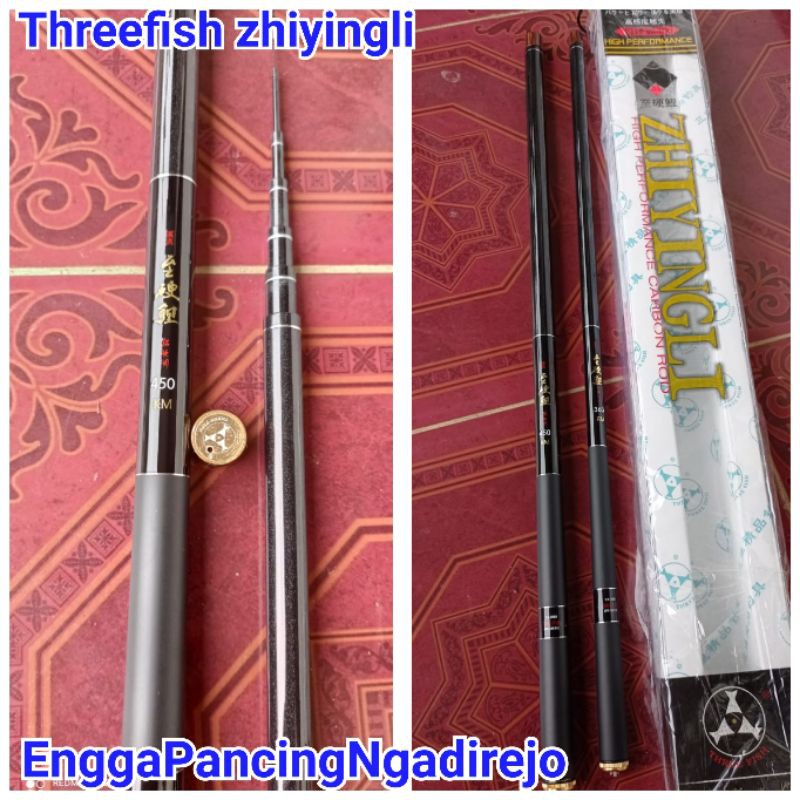 Joran pancing tegek Threefish zhiyingli