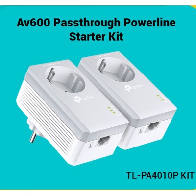 TL-PA4010P KIT (AV600 Passthrough Powerline Starter Kit)