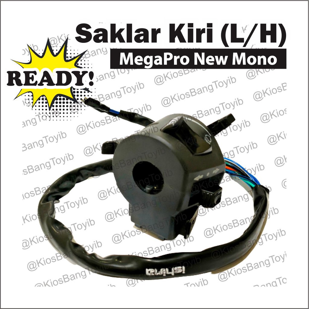 Saklar Holder Handle Switch Kiri Honda MegaPro New Mono  ★ISHIMA★