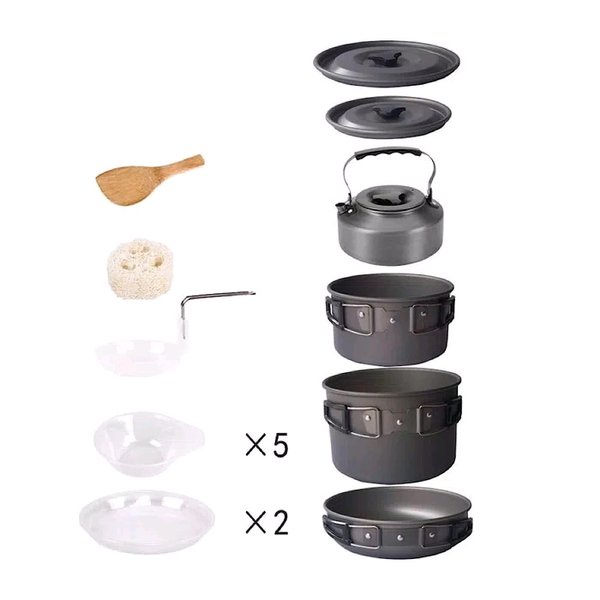 Cooking set DS 500 DS 308 SY 300 Alat Masak Camping Gunung