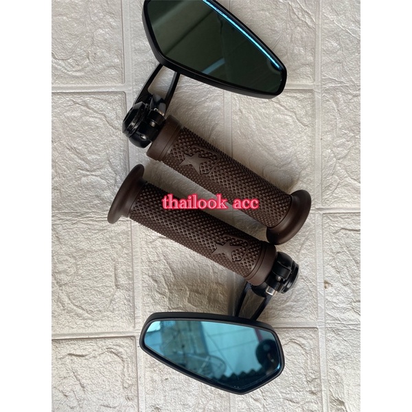 Paket spion jalu stang model sirkuit + handgrib alpinstar clasic japstyle retro custom all motor