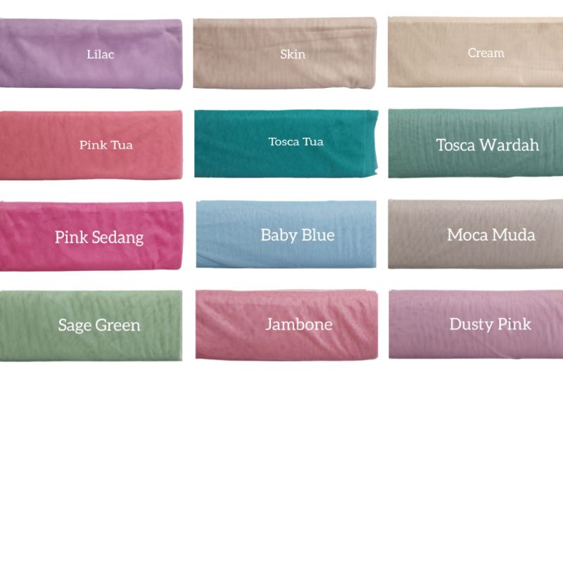 Kain tile polos halus &quot;Lebar 150cm&quot; soft tulle tule lembut