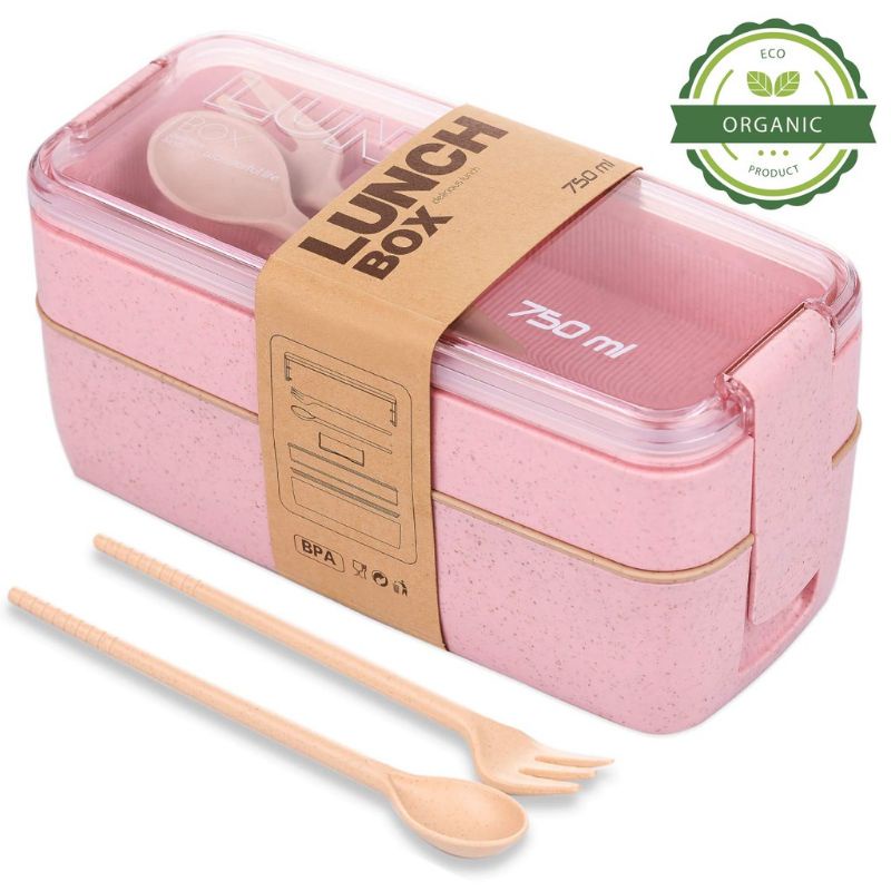 KOTAK MAKAN BENTO LUNCH BOX SUSUN 2 DAN SUSUN 3