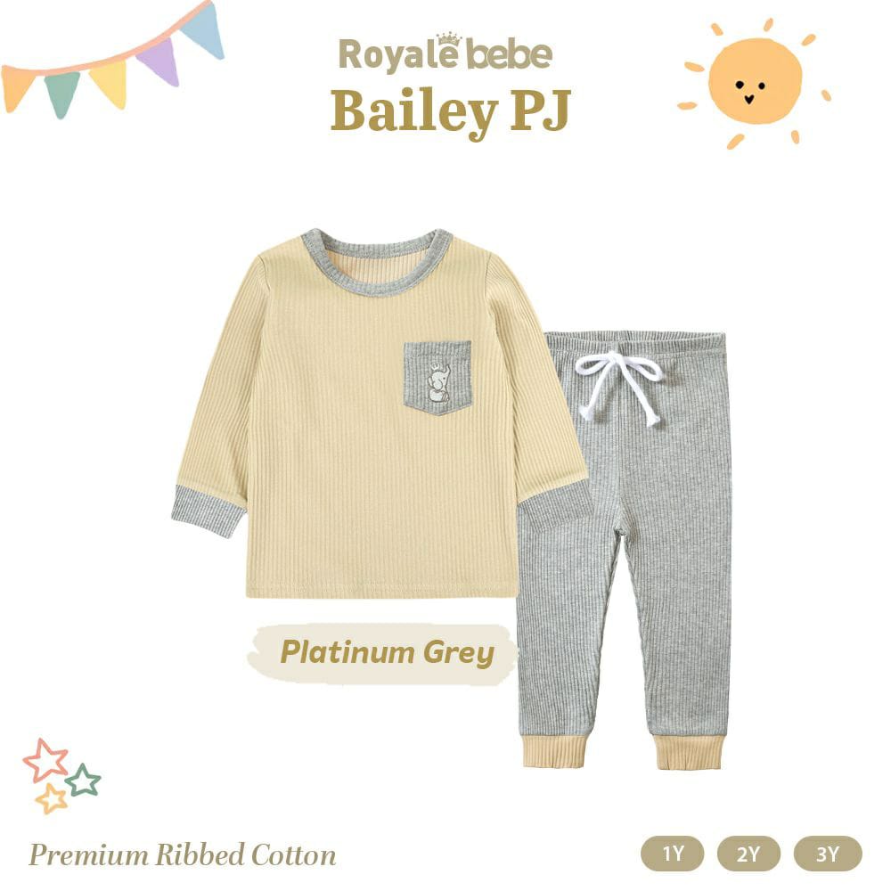 Royale Bebe - Piyama Bayi/Anak Bailey Pajamas Warna Random