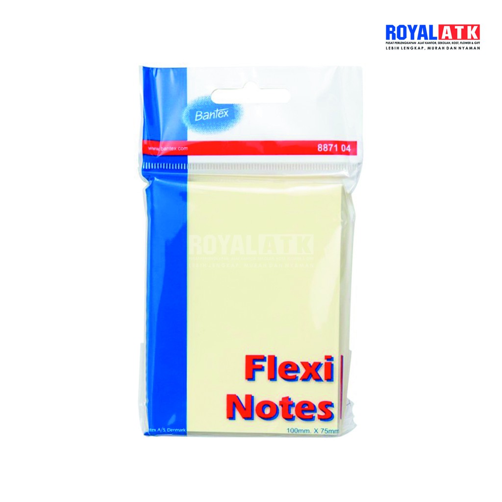 Flexi notes Bantex100 sheet 8871 00, 01, 02, 03, 04 / Sticky notes / kertas penanda buku tulis bantex/ kertas post it