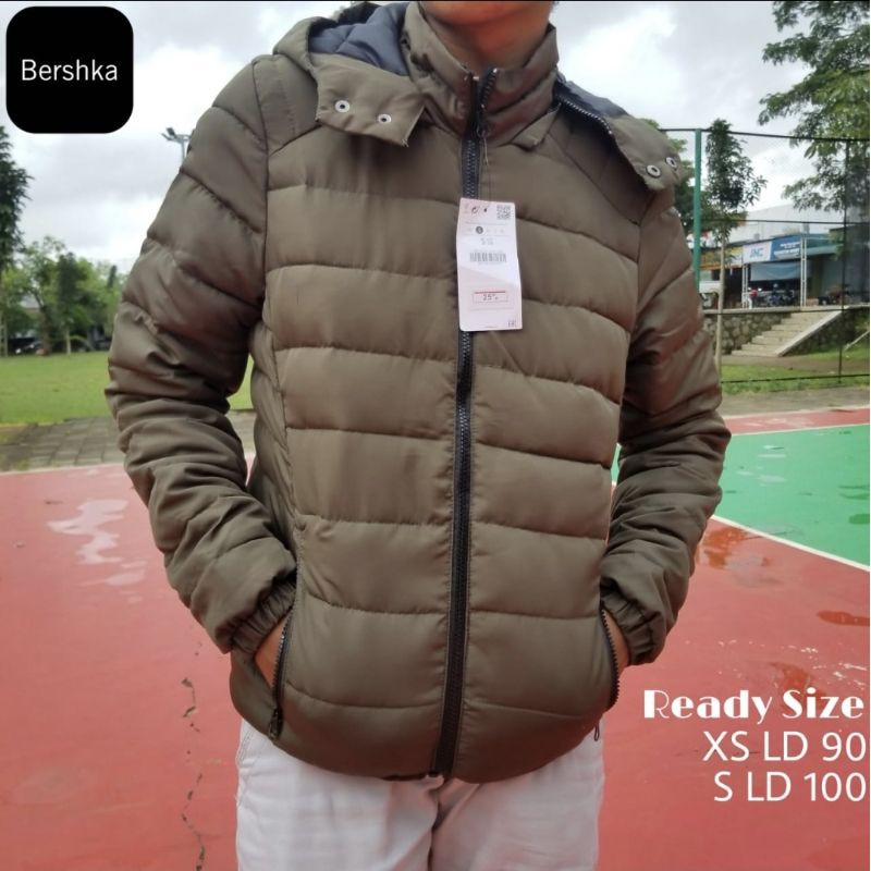 Jaket Bershka / Original / New / BERSHKA HOODED PUFFER JACKET / Unisex