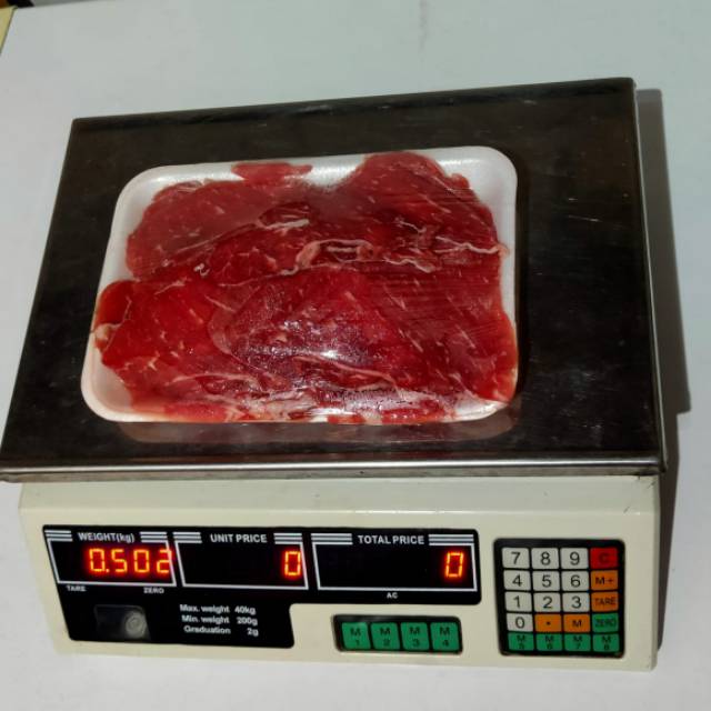 

Daging Sirloin Slice Minim Lemak (Frozen)