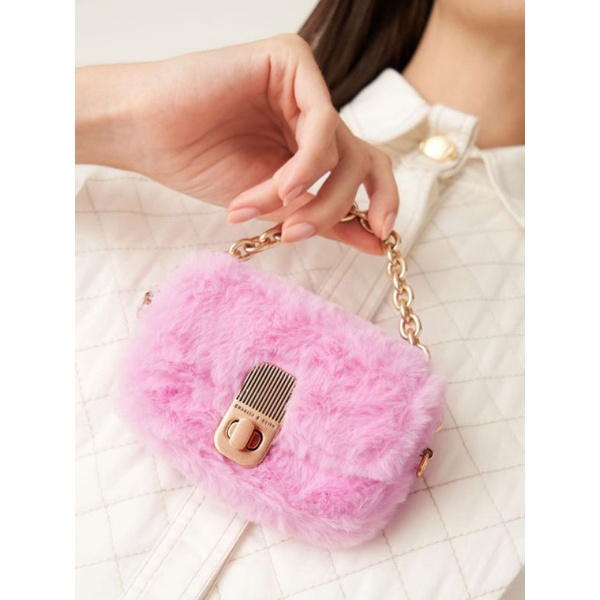 TAS SELEMPANG MINI /859 TAS BULU BULU MINI/ DOMPET RANTAI MINI/ TAS FASHION MINI