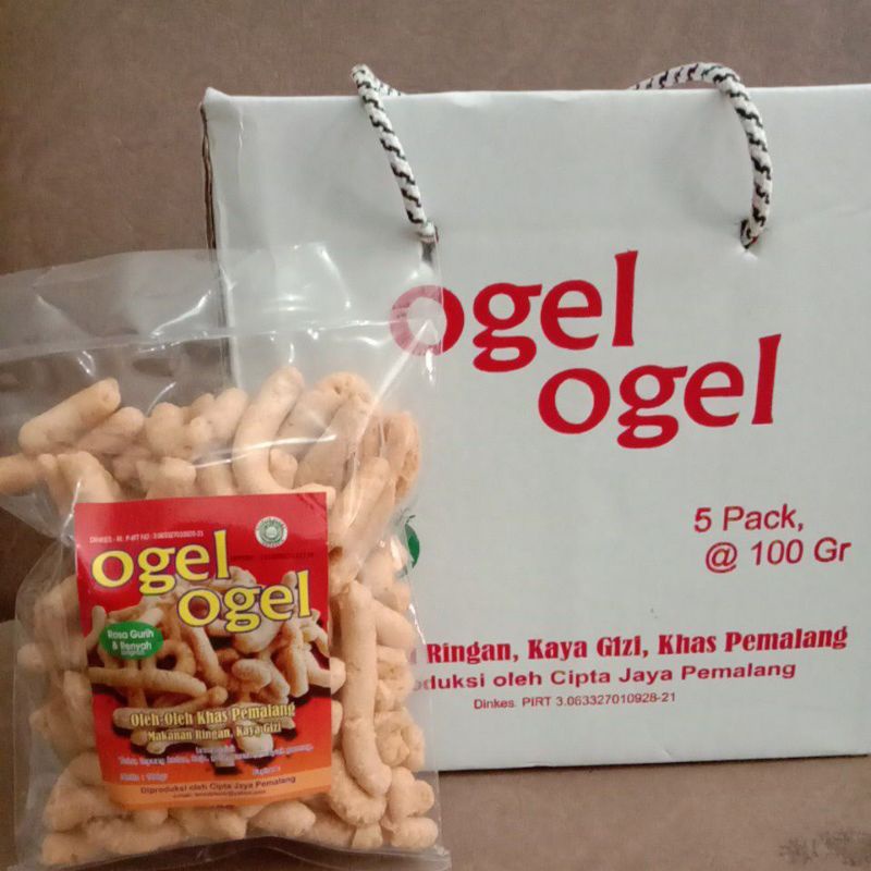 

Ogel Ogel dus (5*100Gr) / jajan khas pemalang Ogel-ogel