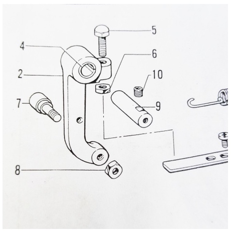 141575-001 Belt Shift Lever Mesin Jahit Lobang Kancing Brother LH4-B814 / Brother LH4-B814