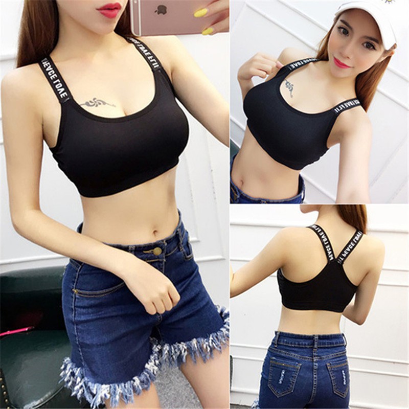 Sport Bra GYM Fitness Yoga Senam Jogging Zumba Pakaian Dalam Olahraga Import