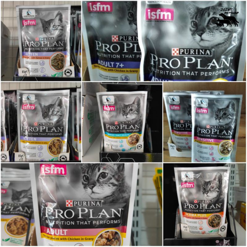 Makanan Basah Kucing Sachet Proplan Pouch 85gr