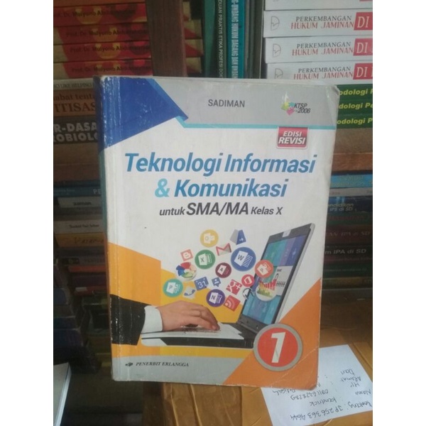 buku TIK SMA kelas 1-10 penerbit Erlangga