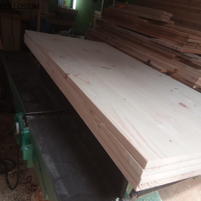 Papan Lebar Kayu Jatibelanda 100x40x1,8 Kayu Pinus Jati Belanda Serat Jerman Kualitas Super Sudah Se
