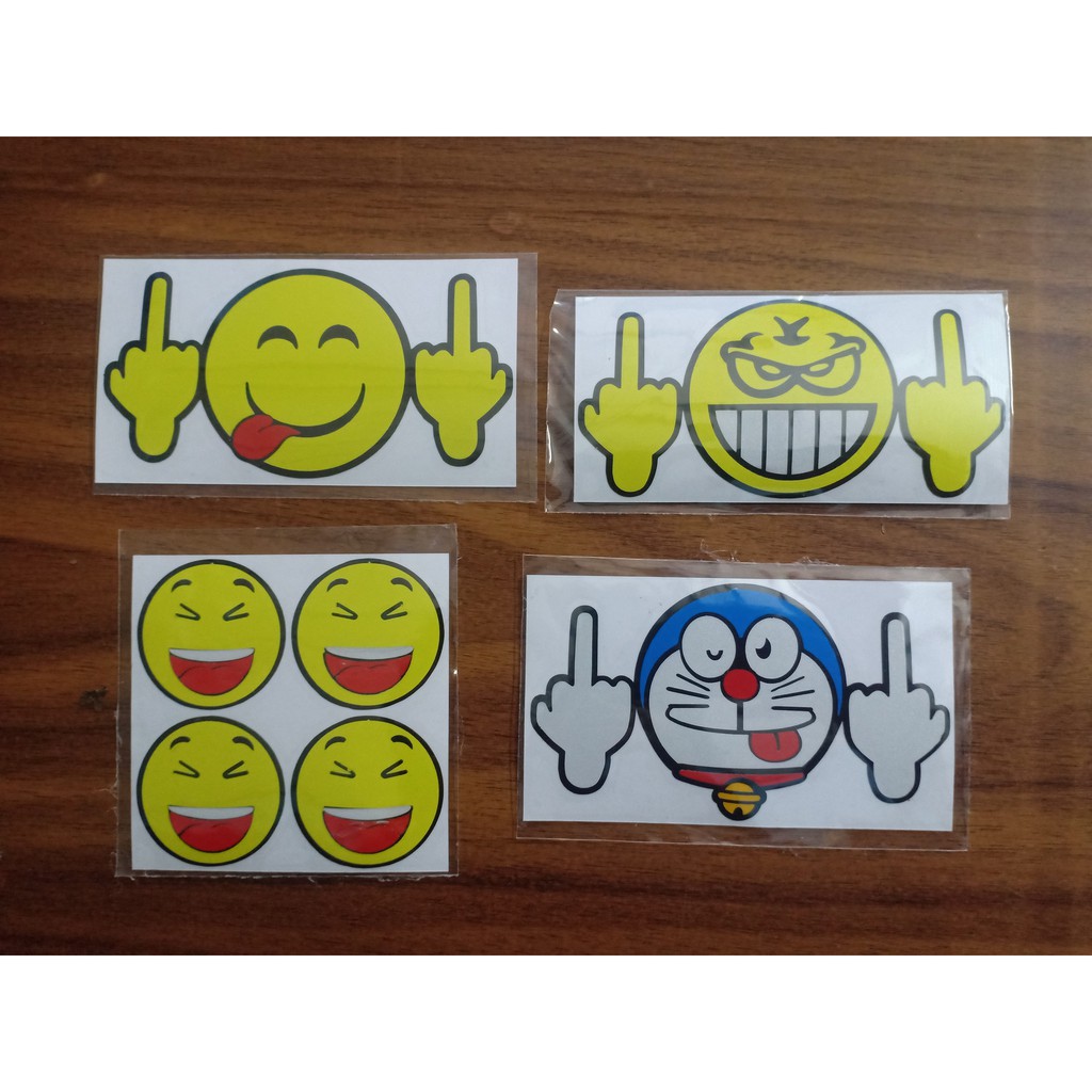

Sticker cutting smile emoticon fuck