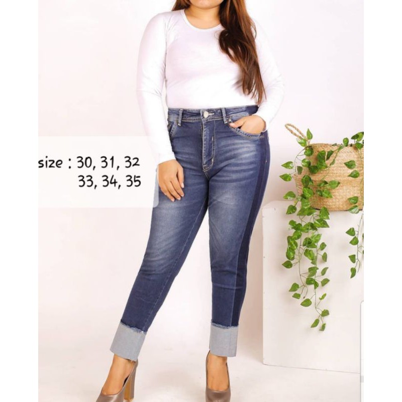 READY JUMBO UPGRADE ORIGINAL CUBIT/IMPORT PENSIL LIST PINGGIR LIPAT BAWAH SIZE 30-35