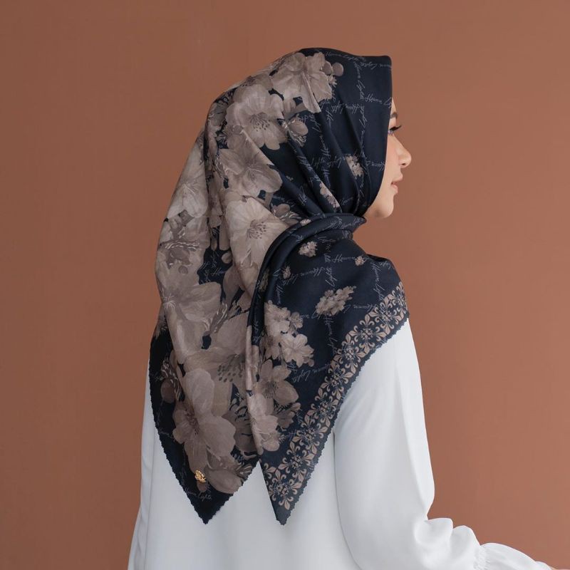 Hijab denay segi empat Lasercut MS Hijab /kerudung motif terbaru-1