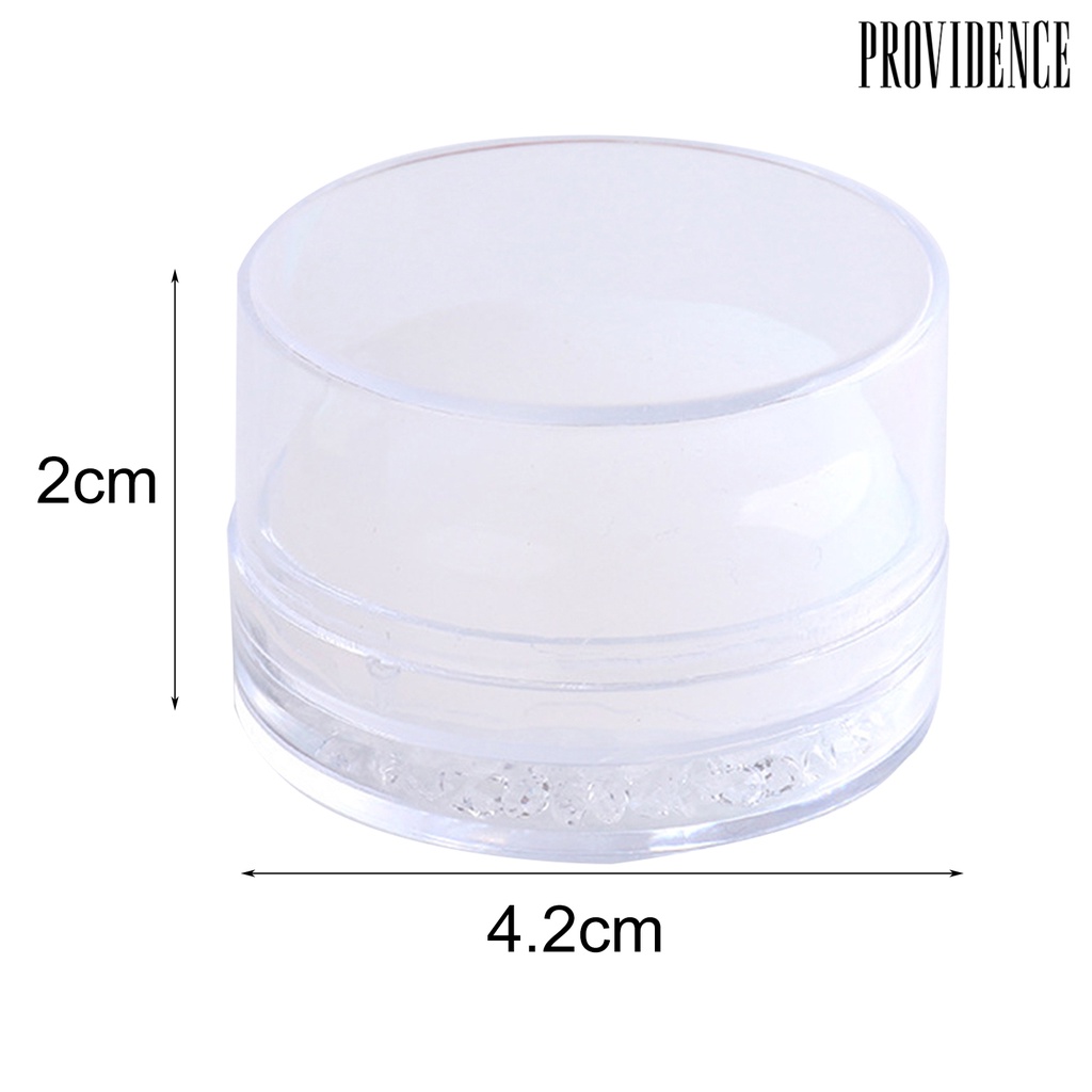 Providence Nail Seal Non-Deformed Detachable Lightweight Round Silicone Transparent Soft Stamper for Manicure