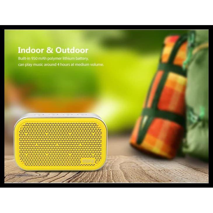 S6Gj Mifa M1 Mini Portable Speaker Cube Micro Sd Bluetooth Superbass Xiaomi - Abu-Abu Vmu0