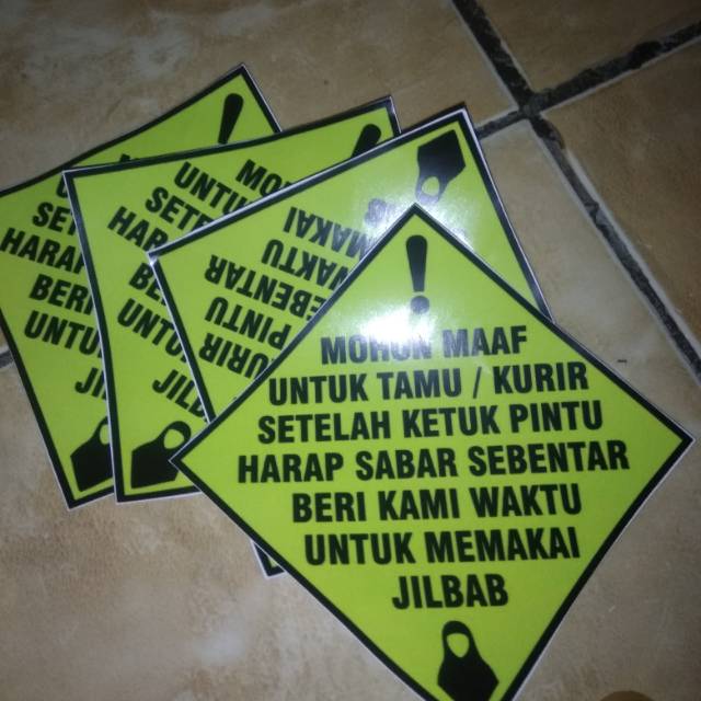 Stiker muslimah